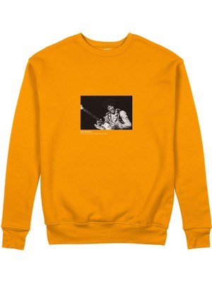 The Lucid Lab Jimi Hendrix Falkoner Centret Copenhagen 1969 Sweatshirt - Turuncu