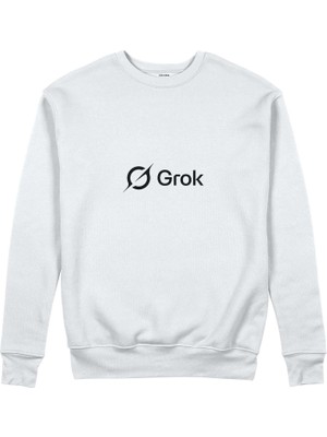 The Lucid Lab Grok Sweatshirt - Beyaz