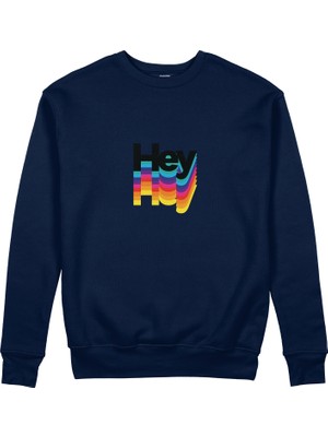 The Lucid Lab Hey Sweatshirt - Lacivert
