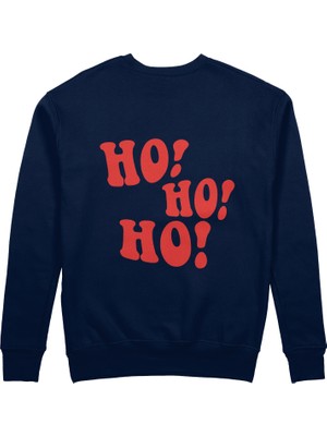 The Lucid Lab Ho Ho Ho Sweatshirt - Lacivert