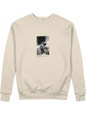 The Lucid Lab Keith Richards Backstage At Madison Square Garden New York 1975 Sweatshirt - Bej