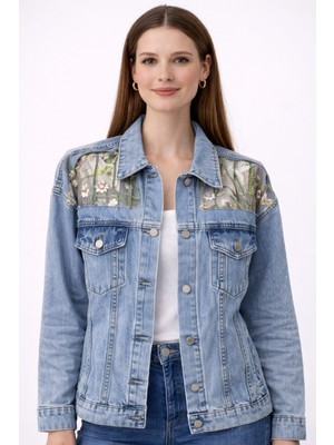 Centilmen Bdk Sırt Detaylı Kot Ceket X227