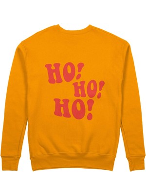 The Lucid Lab Ho Ho Ho Sweatshirt - Turuncu
