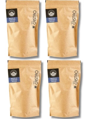 Castro Brezilya Cerrado Jaguar Kahve 1000 GR. (4X250 Gr)