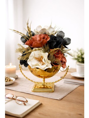 Maviessa Burgu Model Aranjman- Yapay Çiçek