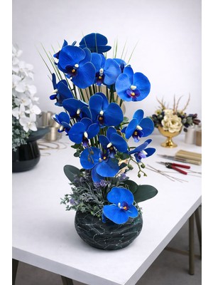 Maviessa Orkide Beyaz Aranjman