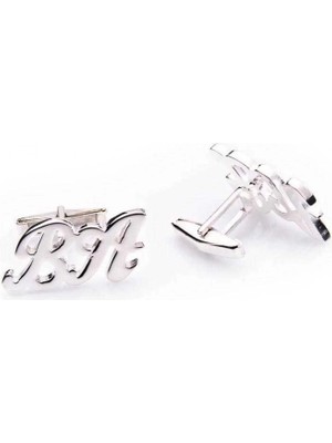 Supertrend Kişiye Özel Gümüş Harf Kol Düğmesi