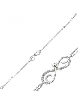 Supertrend Gümüş Sonsuz Aşk Bayan Bileklik