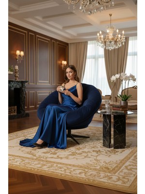 AVYNA Regalıa™ Exclusive 360° Döner Mekanizmalı Berjer Tekli Koltuk | Yatak Olabilen Minder – Üst Segment Tasarım – Babyface Premium Kumaş