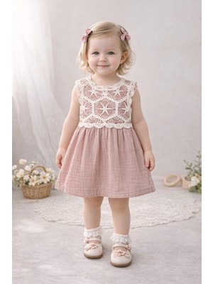 Müslin Elbise 3 - 6 Yaş Grubu 17494