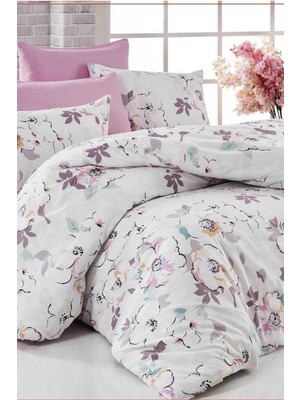 Mira Home Çift Kişilik Nevresim Takımı Pamuklu Lavanta Baharı