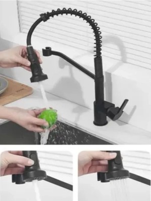 FUALORA Endüstriyel Tip Spiralli Mutfak Evye Bataryası