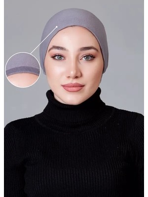 Nanak Gri Likralı Kaymayan Bone