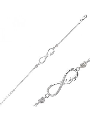 Supertrend Gümüş Sonsuzluk Aşkım Bayan Bileklik