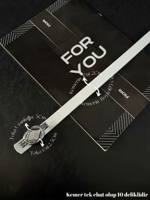 Fiori Ince Yılan Tokalı Basic Kadın Pantolon Kemeri, Ceket Kemeri, Elbise Kemeri