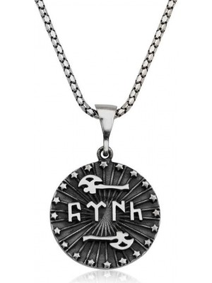 Supertrend Gümüş Baltalı Türk Yazılı Kolye