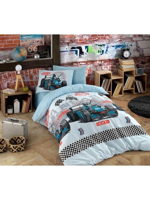 Mira Home Tek Kişilik Genç Erkek Çocuk Nevresim Takımı Race