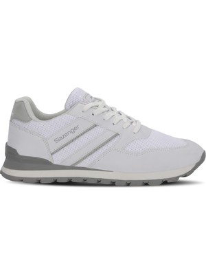 Slazenger Sanchez I Erkek  Beyaz / Gri Günlük Spor Ayakkabısı