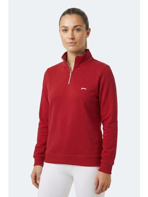 Slazenger Maxıs I Kadın  Turkuaz Sweatshırt