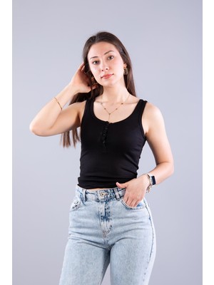 Mckanzie 6699 (N-2351) Patlı Düğmeli Modal Kaşkorse Body