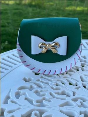 Miliva Askılı Renkli Çocuk Çantası | Mini Çocuk Çanta | Renkli Fiyonklu Çiçekli Çanta | Çocuk Kol Çantası