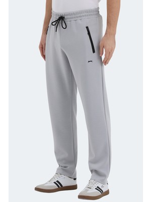 Slazenger Kıngstor I Erkek Fermuar Cepli Gri Eşofman Altı