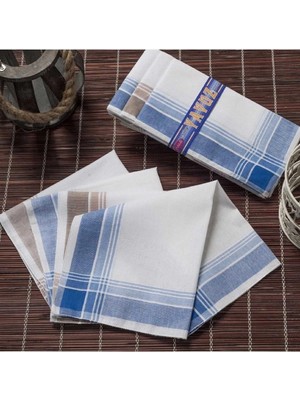 Mira Home Yavuz Kutulu 39X39 cm 12 Adet Kumaş Mendil Ym 03