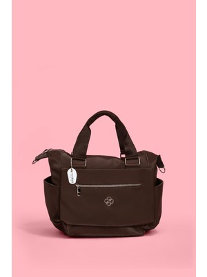 Westbag Kadın Saten Deri Fermuarlı Omuz Çantası