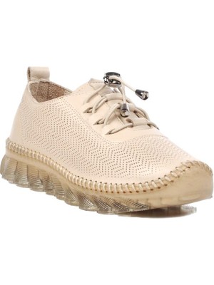 Venüs 25401003Y Kadın Hakiki Deri Şeffaf Slikon Taban Ultra Comfort Günlük Ayakkabı