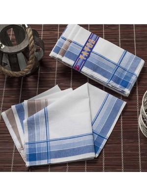 Mira Home Yavuz Kutulu 39X39 cm Kumaş 12 Adet Mendil Ym 02