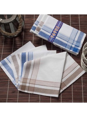 Mira Home Yavuz Kutulu 39X39 cm 12 Adet Kumaş Mendil Ym 01