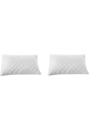 Mira Home 2 Li Kapitoneli Yastık Koruyucu %100 Pamuk 50X70 cm