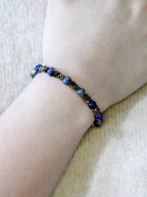 Esha Store Doğal Taş Sodalit Hematit Doğal Taş Kadın Doğal Taş Bileklik EUB13STH