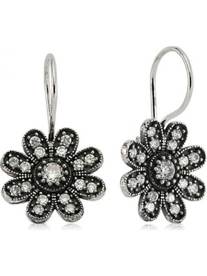 Supertrend Gümüş Sallantılı Çiçek Küpe