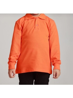Dıgıl Kids Çocuk Polo Yaka Okul T-Shirt Uzun Kol