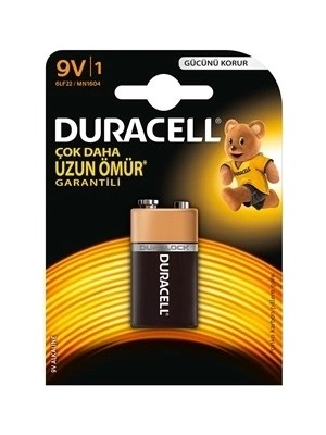 Luz&pos Duracell 9V Pil Tekli