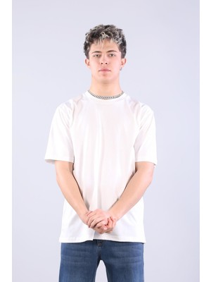 Mckanzie 2271 Baskı 3 O yaka 24*1 Süprem Oversize T-shirt