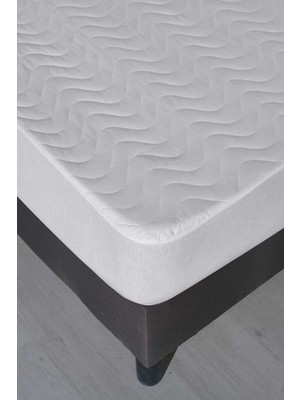 Mira Home 140X200 Kapitoneli Çift Kişilik Sıvı Geçirmez Alez Fitted Geçmeli Yatak Koruyucu