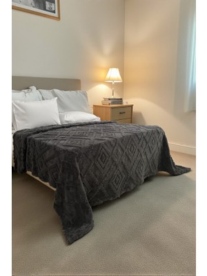 Vessino Home Elara Wellsoft Iskandinav Yatak Örtüsü  – Premium Kalın, Yumuşak ve Özgün Desen Tek-Çift