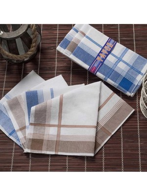 Mira Home Yavuz Kutulu 39X39 cm 12 Adet Kumaş Mendil Ym 04