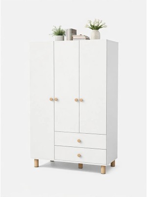 Cozibo Rio 3 Kapılı 2 Çekmeceli Gardrop