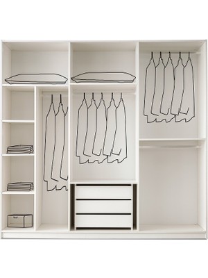 Aydınev Idil Mdf 6 Kapılı Dolap