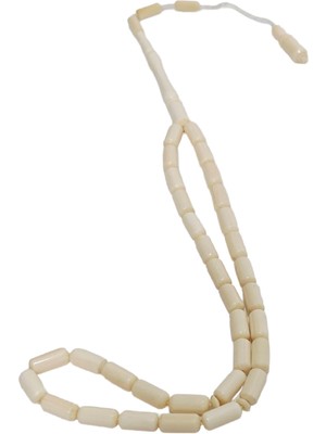 Hasyılmaz Kesme Fildişi Tesbih 8,55 Gram - Koleksiyonluk Fil Dişi Tespih (F017)