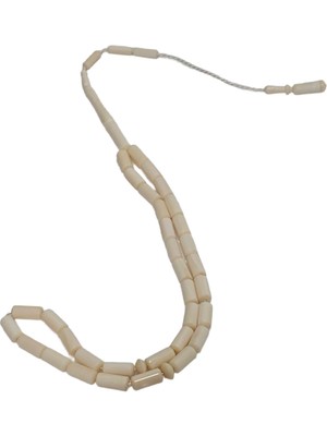 Hasyılmaz Kesme Fildişi Tesbih 5,60 Gram - Koleksiyonluk Fil Dişi Tespih (F020)