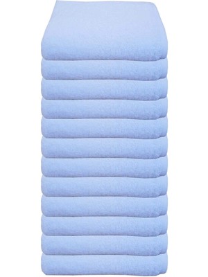 Mira Home 12 Li Otel Tipi El Yüz Havlusu 100 Pamuklu Beyaz 50X90 cm