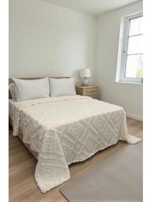 Vessino Home Elara Wellsoft Iskandinav Yatak Örtüsü  – Premium Kalın, Yumuşak ve Özgün Desen Tek-Çift