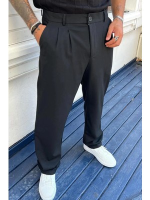 Wamoss 2025 Vintage Baggy Pileli Kumaş Pantolon