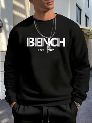 Divin Baskılı Oversize Unisex Bisiklet Yaka Sweatşhirt