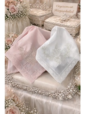 Dilex Bohça Çeyizlik Bohça Gelin Bohçası Damat Bohçası Saten Piliseli Set