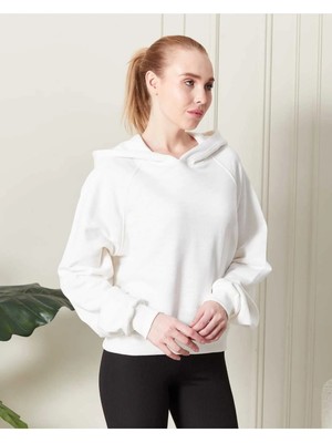 Divin -Kadın Sweatshırt Oversize Kesim Pamuklu Kumaş